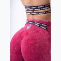 Women's training leggings NEBBIA Washed High Waisted Legacy red 5