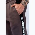 Men's training trousers NEBBIA Hero brown 6