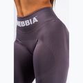 Women's training leggings NEBBIA Flow Seamless Push-Up dark grey 5