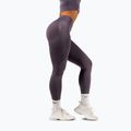 Women's training leggings NEBBIA Flow Seamless Maximum Push-Up dark grey 2