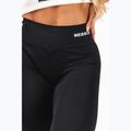 Women's training leggings NEBBIA Flow Seamless High Waist Sculpting Flared Black 6