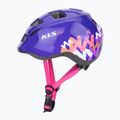 Kellys Zigzag 022 purple children's bike helmet 3