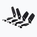 CrazyFly Hexa II Extreme kiteboard pads and straps black T016-0261 10