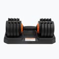 Adjustable dumbbell GymBeam Dumbbell Adjustable 20 kg black
