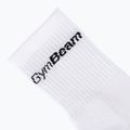 Men's socks GymBeam 32620 3/4 3 pairs white 3