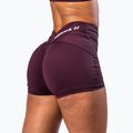 Women's training shorts NEBBIA Strong Beauty dark red 3