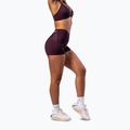 Women's training shorts NEBBIA Strong Beauty dark red 4