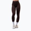 Women's Training Leggings NEBBIA Power dark brown