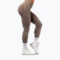 Women's Training Leggings NEBBIA Power light brown ash 4