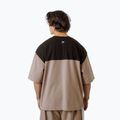 Men's training shirt NEBBIA Power Oversize light brown ash 4