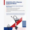 Electric motor Parsun Joy 1.2 S z akumlatorem white 2