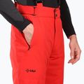 Men's ski trousers Kilpi Mimas red 4