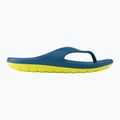 Men's Coqui Zucco niagara blue/citrus flip flops 8
