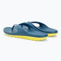 Men's Coqui Zucco niagara blue/citrus flip flops 3