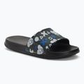 Coqui Tora black/mid grey mouse children's flip-flops