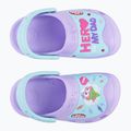 Coqui maxi light lilac/light mint hero children's sandals 11