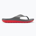 Men's Coqui Zucco dark grey/red flip flops 2