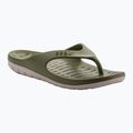 Men's Coqui Zucco dark army green/stone flip flops 7