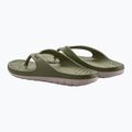 Men's Coqui Zucco dark army green/stone flip flops 9