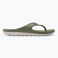 Men's Coqui Zucco dark army green/stone flip flops 2
