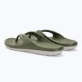 Men's Coqui Zucco dark army green/stone flip flops 3