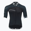 SILVINI Stelvio men's cycling jersey black and white 3120-MD1604/8012