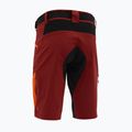 Men's SILVINI Rango Pro merlot/orange cycling shorts 5