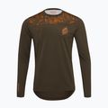 Men's SILVINI Ello olive/orange cycling longsleeve