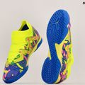 PUMA Future Match Energy IT + Mid Jr children's football boots ultra blue/yellow alert/luminous pink 17
