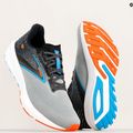 Brooks Launch 10 men's running shoes black/atomic blue/scarlet ibis 12