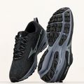 Men's running shoes Mizuno Wave Rider GTX black/omre blue/glacial ridge 13