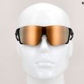 Red Bull Spect Backra matt black/smoke with gold mirror cycling glasses 9