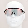 Tifosi Sledge Lite Fototec matte black/clarion red photochromic cycling glasses 6