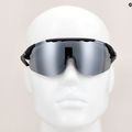 Tifosi Sledge Lite matte black/smoke/ac red/clear cycling glasses 7