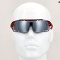 Tifosi Alliant 3 black red/smoke/ac red/clear cycling glasses 7
