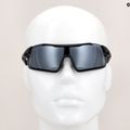 Tifosi Davos matte black/smoke/ac red/clear cycling glasses 8