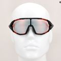 Tifosi Sledge Fototec matte black/clarion red photochromic cycling glasses 9