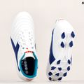 Children's football boots Diadora Brasil 2 R LPU JR white/navy 12
