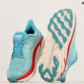 Women's running shoes HOKA Clifton 8 Wide aquarelle/eggshell blue 11