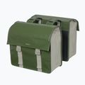 Basil Urban Load Double Bag 53 l green/sand bike panniers