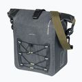 Basil Navigator Storm Hook On 12-15 l grey/black bicycle pannier 3