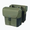 Basil Go Double Bag bicycle pannier 32 l dark green
