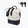 Bike bag Basil Cove Shopper MIK Hooks 16 l off white/black 2