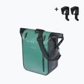 Bike pannier Basil Rivo M Single Bag MIK Hooks 12-15 l silvergreen/black 2