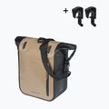 Bike pannier Basil Rivo M Single Bag MIK Hooks 12-15 l sand/black 2