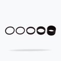 Headset spacers PRO Alu 2/5/10/20 mm / 1-1/8" black