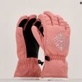 Rossignol women's ski gloves Perfy G cooper pink 8