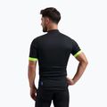 Rogelli Perugia 2.0 men's cycling jersey black/fluor 2