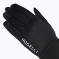 Women's cycling gloves Rogelli Laval Mid Season LW Windproof black 4