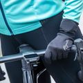 Women's cycling gloves Rogelli Laval Mid Season LW Windproof black 6